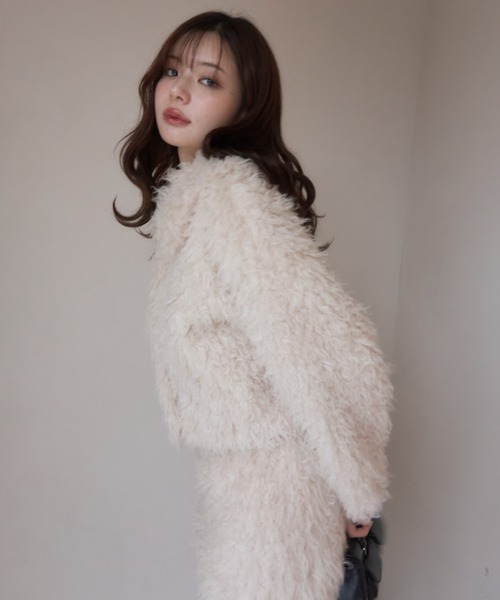 EIMY ISTOIRE（エイミーイストワール） ブルゾン アウター ECOPEL FOUX