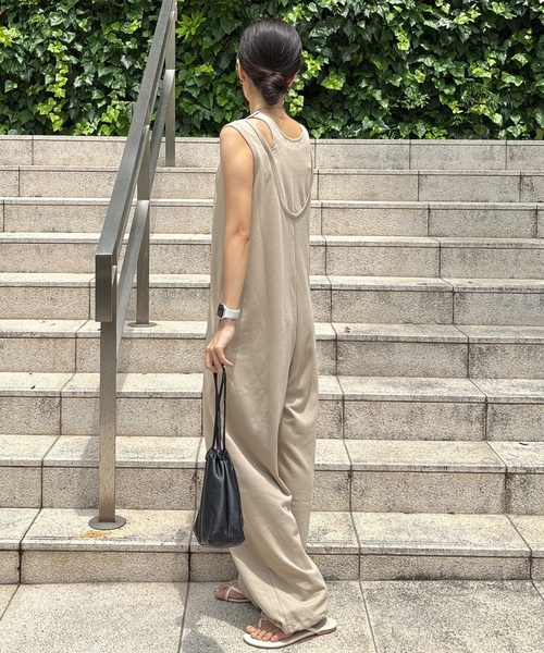 「ISOOK」 オールインワン FREE ブラック レディース_画像2