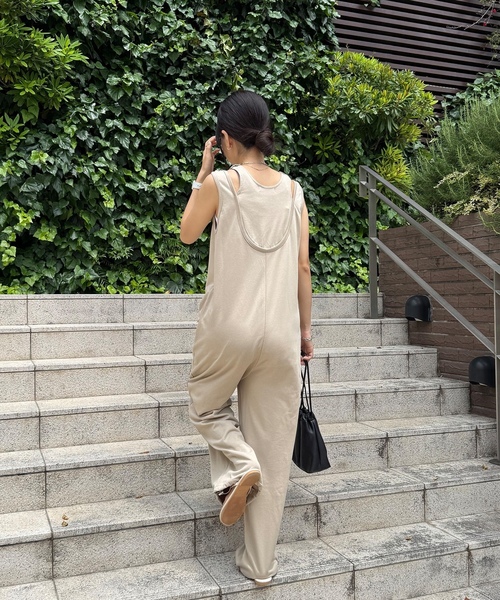 「ISOOK」 オールインワン FREE ブラック レディース_画像3