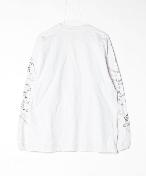 「go slow caravan」 長袖Tシャツ 4 ホワイト メンズ_画像2