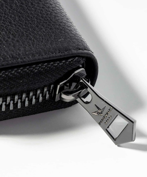 「1PIU1UGUALE3 RELAX 」 財布 ONE SIZE ブラック×ブラック メンズ_画像4