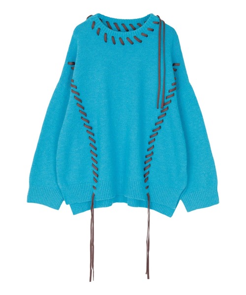 「miette」 長袖ニット FREE ブラック レディース_画像6