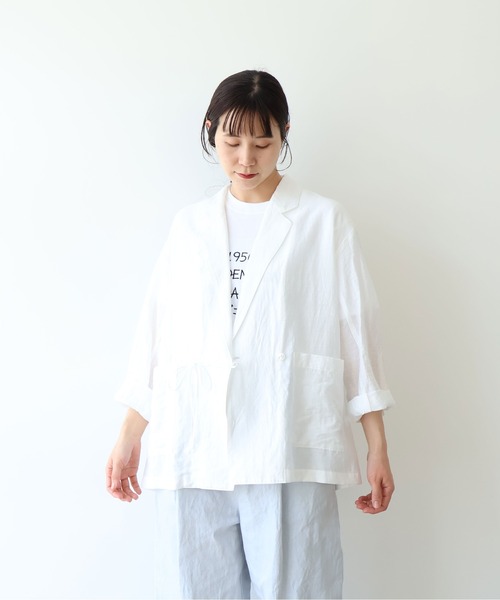 yuni ジャケット テーラードジャケット RayonLinenNylon朱雀 tailored