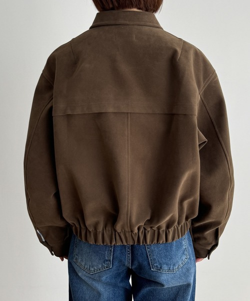 「CANAL JEAN」 「El mar」ブルゾン ONE SIZE ブラウン レディースの画像