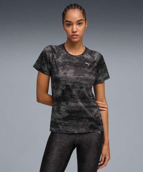 PUMA（プーマ） tシャツ 半袖 ウィメンズ ランニング ヴェロシティ AOP