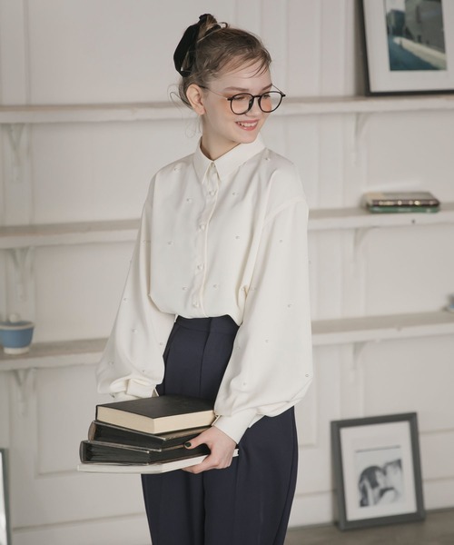 「BONLECILL noir」 長袖ブラウス FREE ブラック レディース_画像5