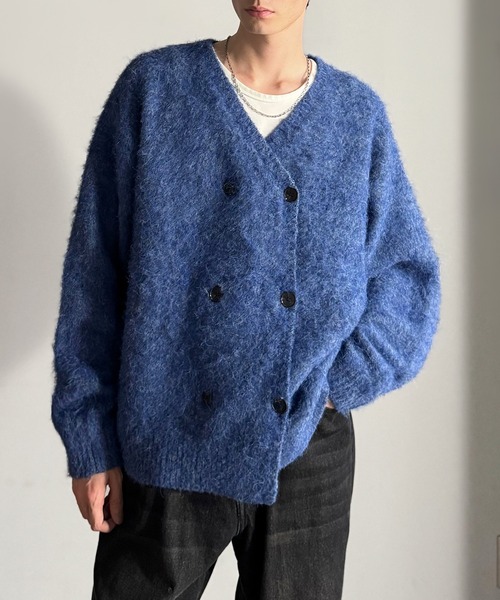 「Classical Origin」 ニットカーディガン SMALL グレー メンズ_画像4