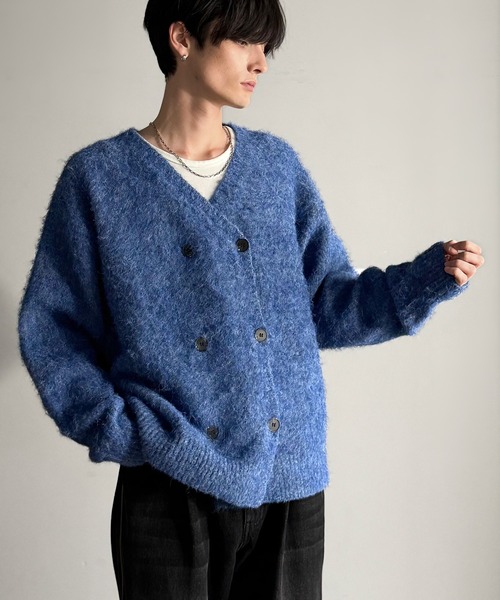 「Classical Origin」 ニットカーディガン SMALL グレー メンズ_画像8