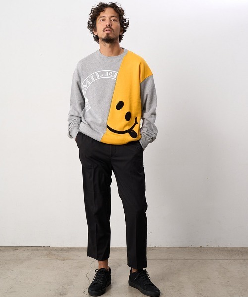 「STUD MUFFIN」 スウェットカットソー 3 ブラック メンズ_画像4