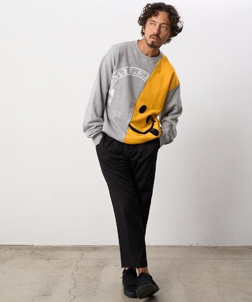 「STUD MUFFIN」 スウェットカットソー 3 ブラック メンズ_画像5