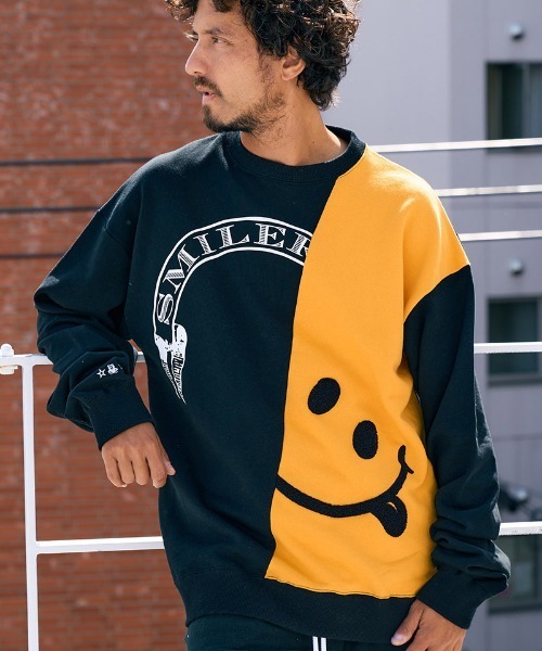 「STUD MUFFIN」 スウェットカットソー 3 ブラック メンズ_画像8