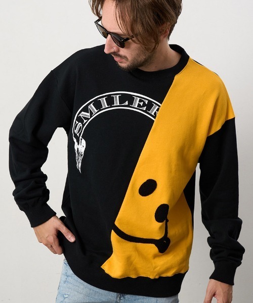 「STUD MUFFIN」 スウェットカットソー 3 ブラック メンズ_画像9