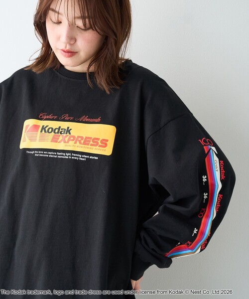 tシャツ 「Kodak/コダック」プリント ロングスリーブTシャツ メンズ