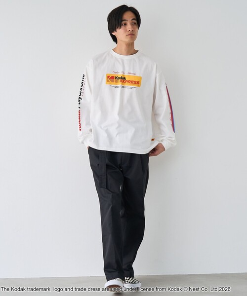 tシャツ 「Kodak/コダック」プリント ロングスリーブTシャツ メンズ