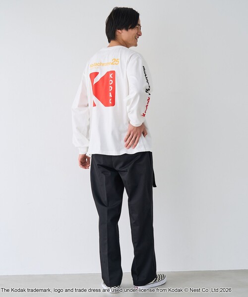 tシャツ 「Kodak/コダック」プリント ロングスリーブTシャツ メンズ
