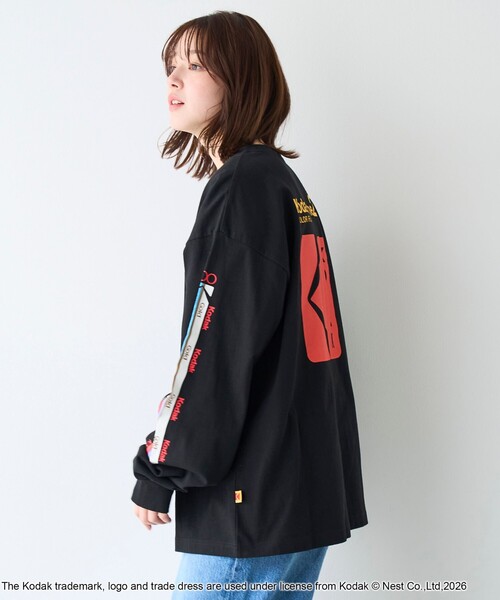 tシャツ 「Kodak/コダック」プリント ロングスリーブTシャツ メンズ