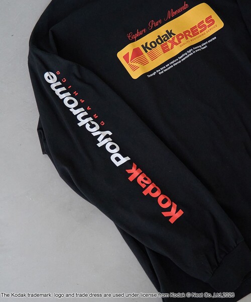 tシャツ 「Kodak/コダック」プリント ロングスリーブTシャツ メンズ
