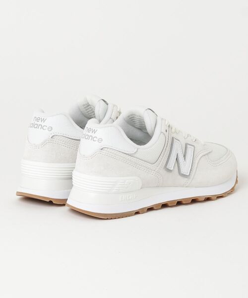 「New Balance」 ローカットスニーカー 22.5cm オフホワイト レディース_画像2