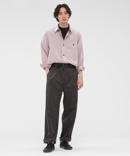 MHL.（エムエイチエル） シャツ ORGANIC COTTON SHIRTING メンズ