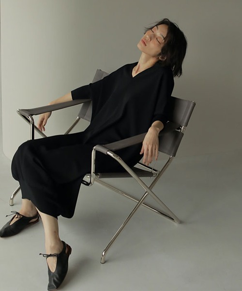 「ETRE TOKYO」 ニットワンピース FREE ホワイト レディース_画像10