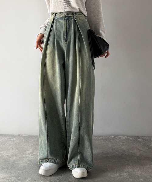 「Java」 デニムパンツ X-LARGE ブルー レディース_画像5