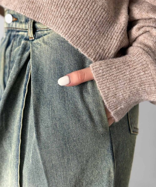 「Java」 デニムパンツ X-LARGE ブルー レディース_画像8