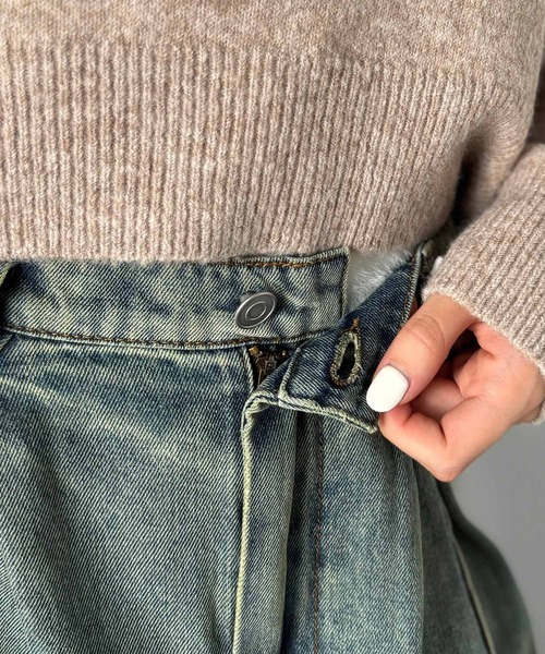 「Java」 デニムパンツ X-LARGE ブルー レディース_画像9