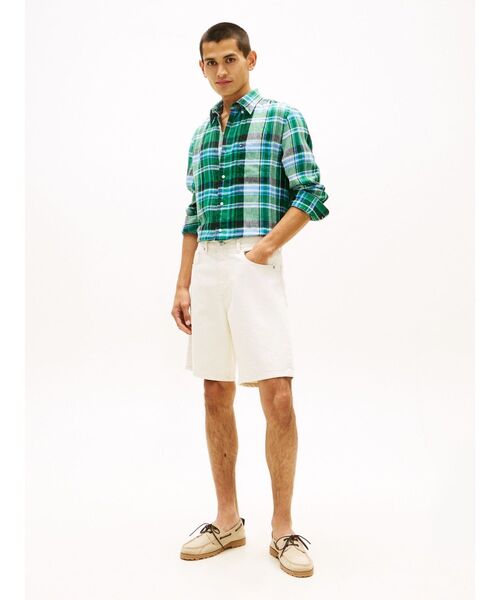 TOMMY HILFIGER（トミー・ヒルフィガー） シャツ リネンサマーマドラス