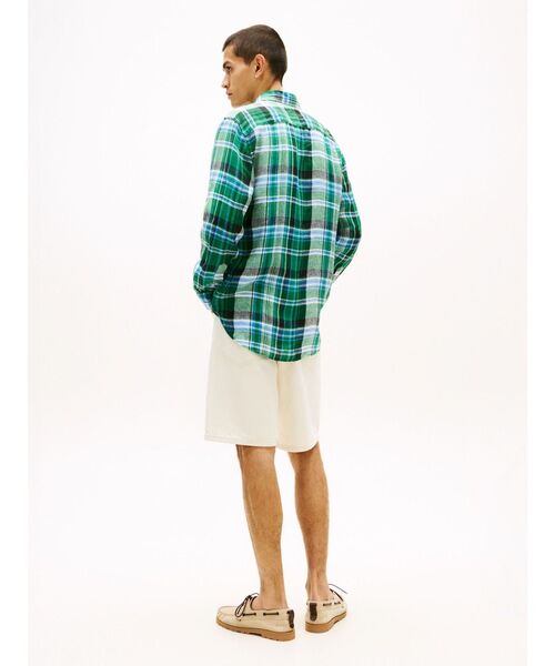 TOMMY HILFIGER（トミー・ヒルフィガー） シャツ リネンサマーマドラス