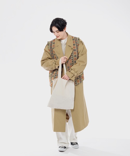 「MUHET」 ベスト X-LARGE ベージュ レディース_画像2