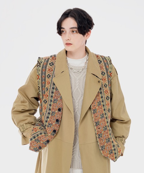 「MUHET」 ベスト X-LARGE ベージュ レディース_画像6