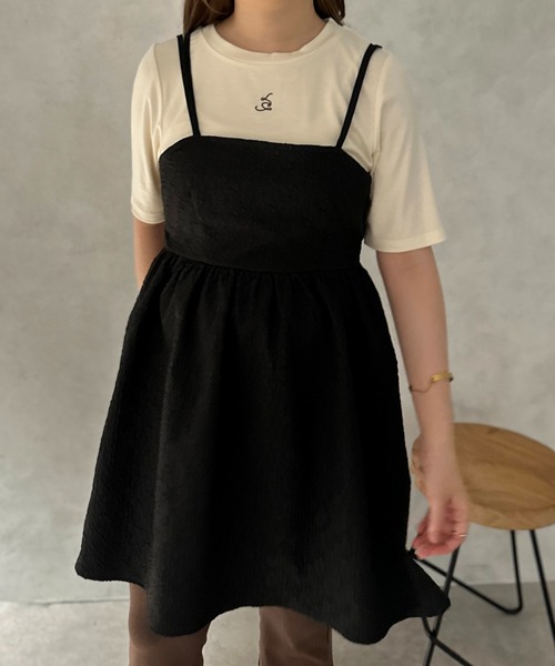 「apres jour clair」 キャミソールワンピース X-LARGE アイボリー レディース_画像5