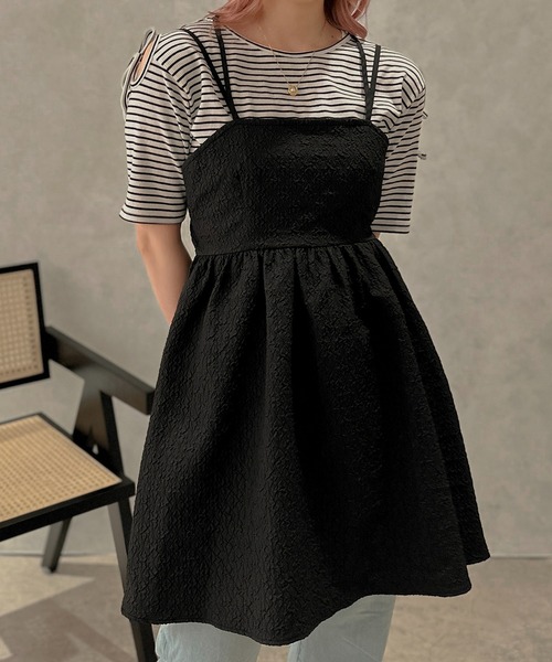「apres jour clair」 キャミソールワンピース X-LARGE アイボリー レディース_画像9