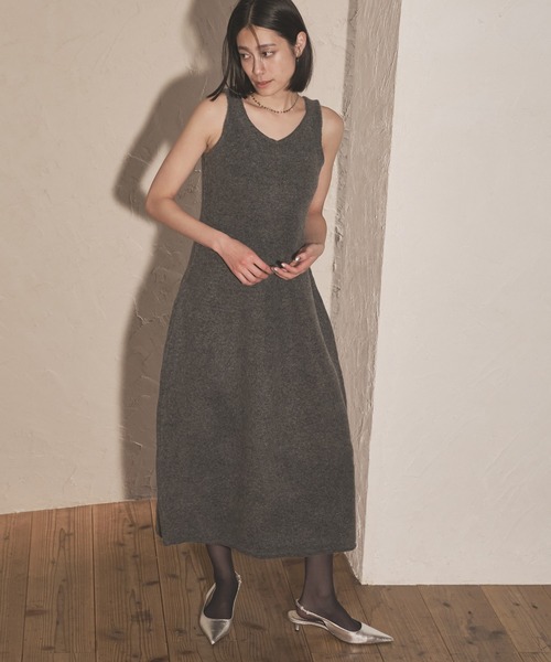 「Audrey and John Wad」 ニットワンピース FREE ブラック レディース_画像5