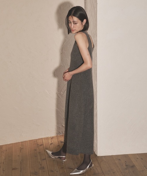 「Audrey and John Wad」 ニットワンピース FREE ブラック レディース_画像6