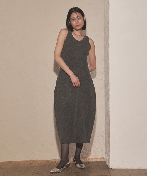 「Audrey and John Wad」 ニットワンピース FREE ブラック レディース_画像7