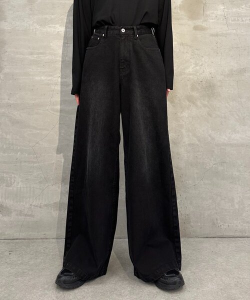 「Lui's」 デニムパンツ S グレー レディース_15