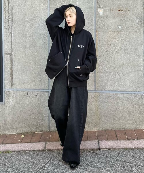 「Lui's」 デニムパンツ S グレー レディース_18