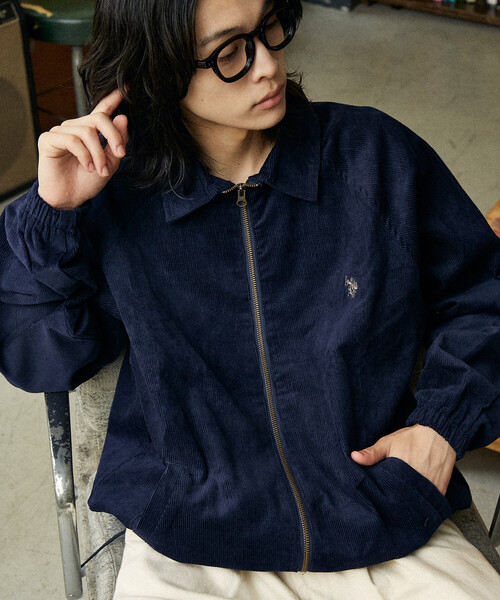 U.S. POLO ASSN.（ユーエスポロアッスン） ブルゾン MEDIUM ネイビー