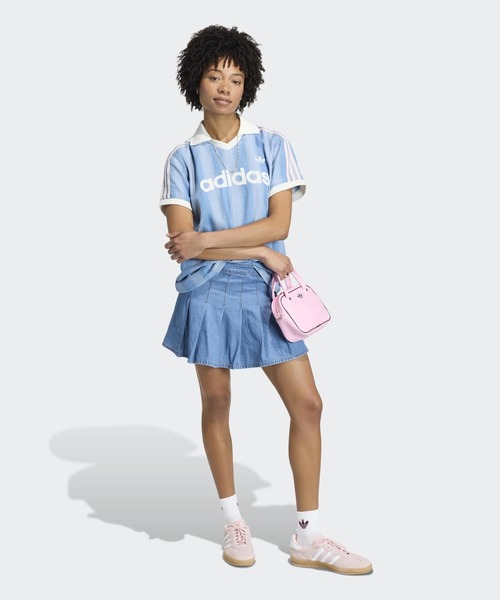 adidas（アディダス） デニムスカート DENIM PLEATED SKIRT