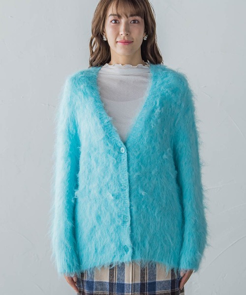 「ketty」 ニットカーディガン M イエロー レディース_画像6