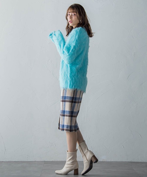 「ketty」 ニットカーディガン M イエロー レディース_画像8