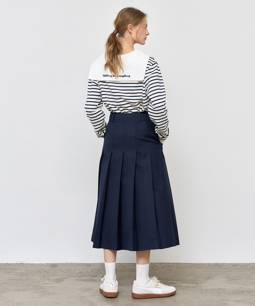 「GENERAL IDEA」 ロングスカート L チャコール レディース_画像4