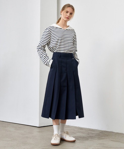 「GENERAL IDEA」 ロングスカート L チャコール レディース_画像7
