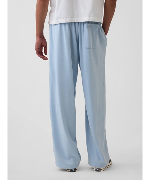 ワイドパンツ スウェットパンツ ジャージ フレンチテリー バギー GAP1969ロゴ スウェットパンツ メンズ レディースの画像