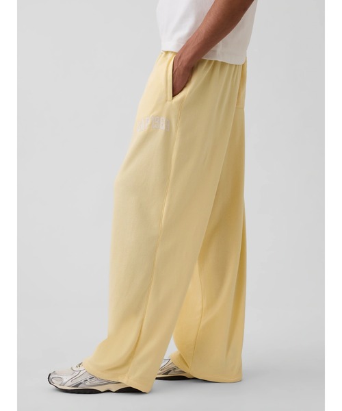 ワイドパンツ スウェットパンツ ジャージ フレンチテリー バギー GAP1969ロゴ スウェットパンツ メンズ レディースの画像