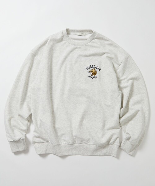 「FREAK'S STORE」 スウェットカットソー X-LARGE チャコールグレー メンズ_画像3