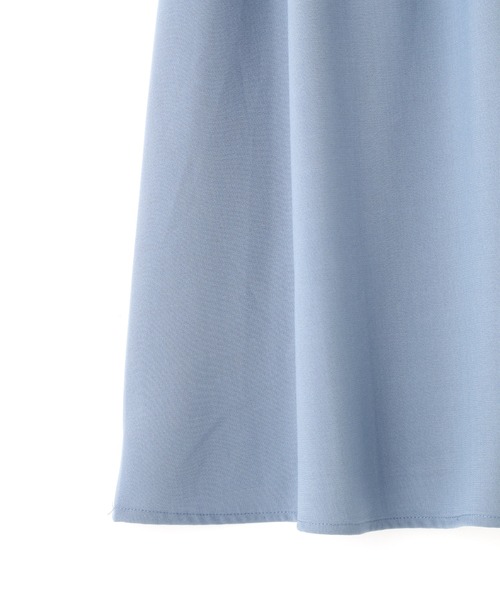 「N.(N. Natural Beauty Basic)」 半袖ワンピース MEDIUM ブルー レディース_画像9