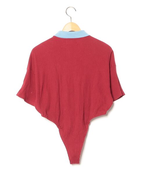 「jouetie」 半袖ポロシャツ MEDIUM レッド レディース_画像2