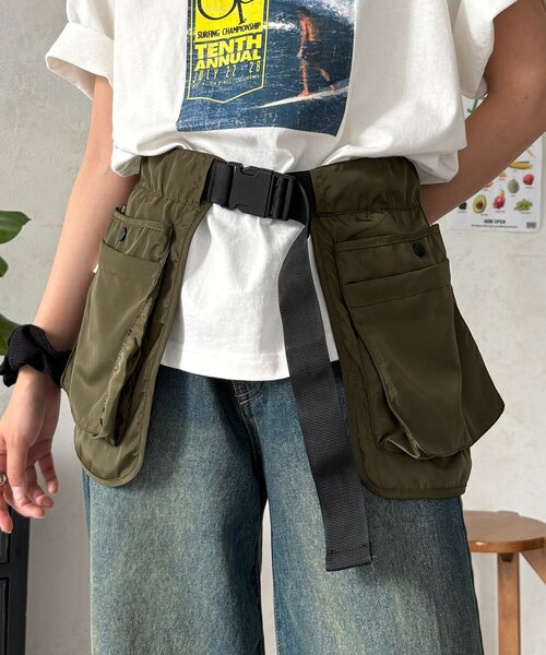 CPCM（シーピーシーエム） ベルト ポケットナイロンベルト レディース